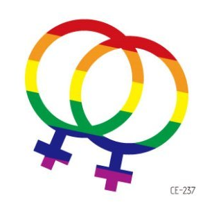 Pride Parade Temporary Tattoo