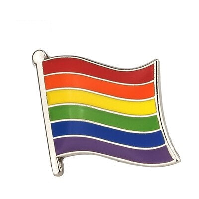 Rainbow Flag Enamel Pin