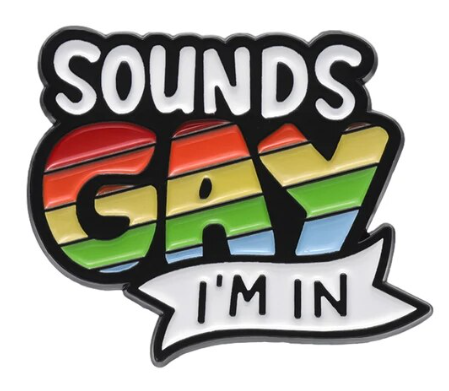 Sounds Gay I'm In - Enamel Pin