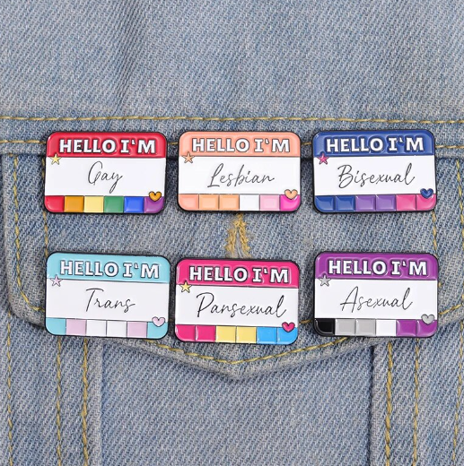 Hello I'm Gay - Enamel Pin