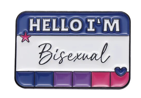 Hello I'm Bisexual - Enamel Pin