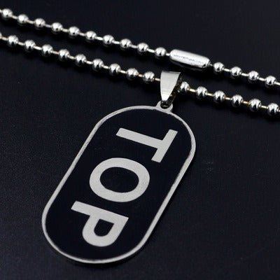 Top - Dog Tag Necklace