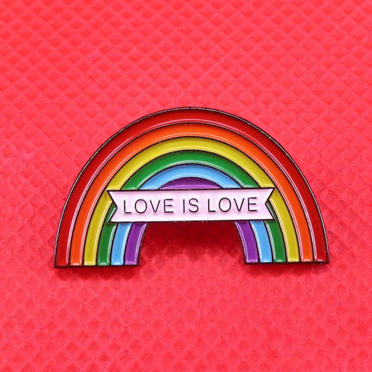 Love Is Love - Rainbow Enamel Pin