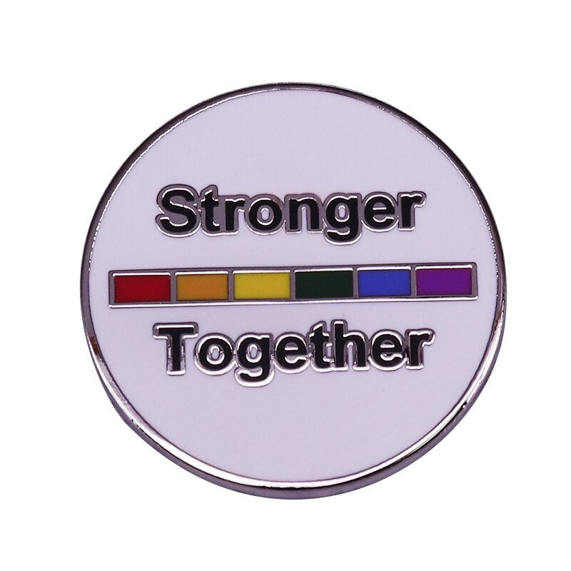 Stronger Together - Enamel Pin